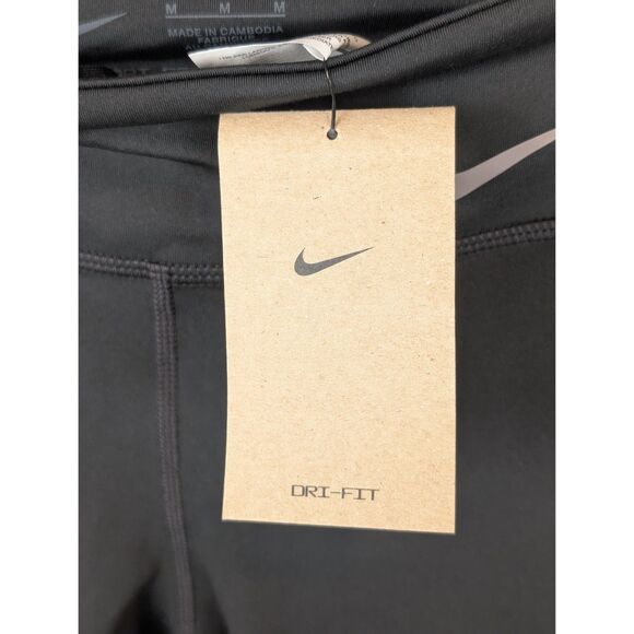 NWT Nike Faster Tight Fit Mid Rise 7/8 with Calf Zip Women's Size Medium - Picture 8 of 13